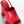 sandals red patent crumpled lambksin