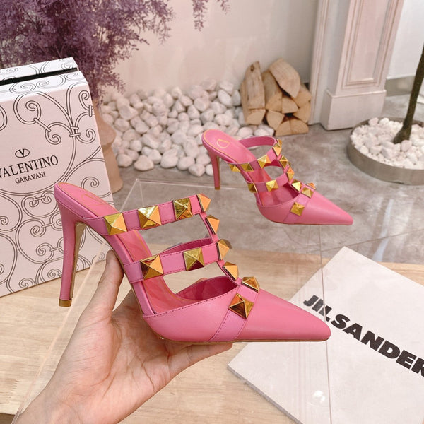Valentino Pump Mule High Heel 95mm Sheepskin 239527