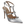 Valentino Rockstud Caged Pumps 95mm Silver Calfskin