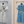 LV 25 Pleated Trendy Dress White Blue Poliester