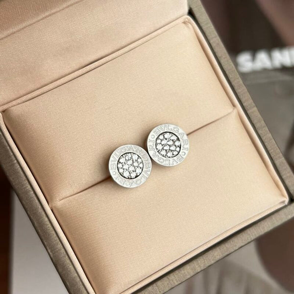 BVL EARRINGS CLUSTER PINK GOLD DIAMOND