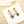 DOUBLE C DROP BALL GOLD DIAMONDS EARRINGS