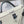 HM KELLY MINI 20 WHITE GLACIER GRAY EPSOM SILVER HARDWARE
