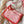 MINI HOBO BOHEME 38CM PINK CANVAS