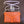 MINAUDIERE TRUNK BAG 17CM ORANGE CANVAS