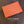 MINAUDIERE TRUNK BAG 17CM ORANGE CANVAS