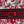 Large CD Book Tote 42cm White and Red Heart Butterfly Embroidery