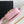 TEEN TRIOMPHE 11CM LIGHT PINK CALFSKIN
