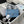 Medium Classic Flap Bag 23cm Blue Lambskin Silver Hardware
