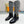 LV Westside Flat High Boot 40mm Black Mix White Monogram Lambskin
