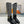 LV Westside Flat High Boot 40mm Black Mix White Monogram Lambskin