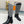 LV Westside Flat High Boot 40mm Black Mix White Monogram Lambskin