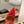 alaia mule 110 fishnet red heart lambskin
