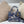 MEDIUM LADY D-LITE BLUE PALMS EMBROIDERY