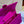 Manolo Capri embellished satin clutch in purple